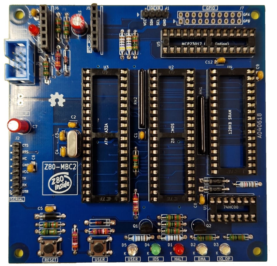 Z80-MBC2 PCB